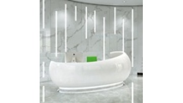 Beauty Salon Led Sale Luxury with Display Vintage Modern Restaurant Hotel Counter Table Round Wedding l Shaped Reception Desk1
