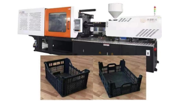 330ton machine test plastic crate mold 