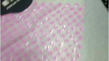 2020 Hot Sale Mesh Vertical White Pink Sequined Mesh Fabric Evening Dress Fabric1