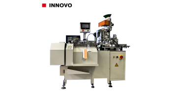 Automatic tags eyelet and threading machine