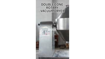 Double cone rotary vacuum dryer
