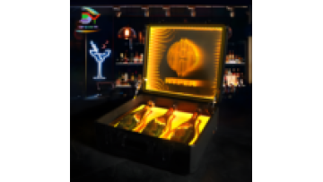 VIP Exclusive Luminous Wine Box: Bar KTV Night Club Ace of Spades Champagne King Creative Portable Wine Gift1
