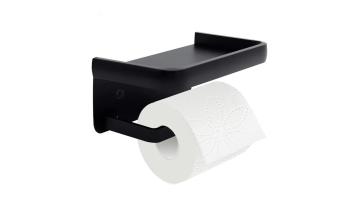 matte black toilet paper holder