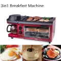 Multifunction breakfast maker oven bacon toast oven coffee maker 3 in 1 maker machine breakfast machine bake oven fried egg