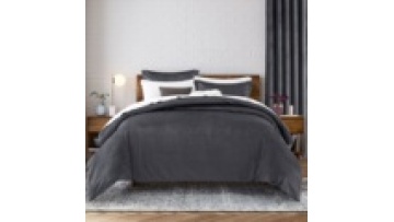 BSCI OEKO-TEX certificate velvet quilt cover bedding set king size duvet cover and pillow case 3pcs set1
