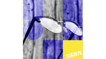 Round Acetate And Metal Combined Optical Frames