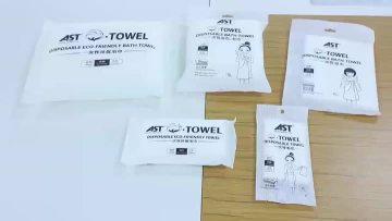Woodpulp Fabric Bath Towel