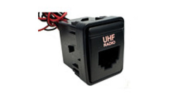 8P8C 6P6C Network Socket RJ45 Radio Pass Through UHF Radio Adapter Connector for X-tail Tiida1