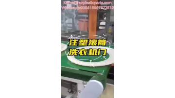 Washing machine injection molding door