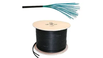 FTTH Outdoor Optical Fiber Drop Cable G657A1 Single Mode LSZH Black Jacket1