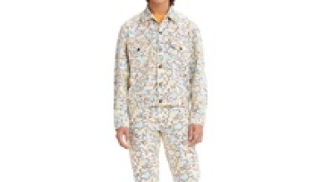 Custom Stylish Full-Printing Long Sleeve Denim Jacket Outfits For Men In Bulk1