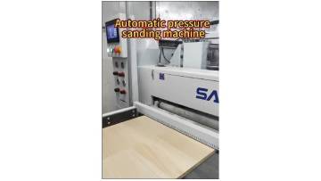 Sanding of wood - veneered furniture boards