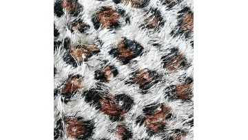 custom print sequin fabric luxury fringed knitted leopard african print sequin fabric1