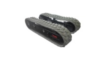 Traceless Rubber Track Undercarriage Rubber Steel Tracked Chassis System for Indoor Elevator and Truck Loader1