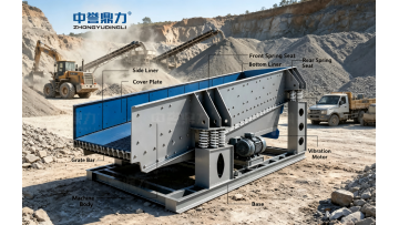Electromagnetic Vibrating Feeder for Aggregate Production Line