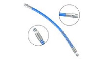 30CM Flexible Heavy Duty Grease Gun Hose - Explosion-Proof Spring Lube Gun Hose1