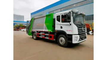 High Quality Dongfeng 4X2 14cbm Swing Arm Compaction Refuse Truck1