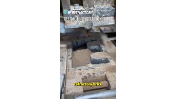 Refractory brick production