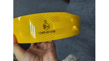 Yellow PMMA reflective tape