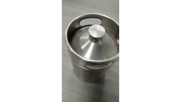 2L mini stainless steel beer keg