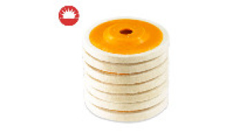 Wool Felt Wheel - Factory Wholesale 100% Wool Hard Glass Polishing 100mm 4 Inch1