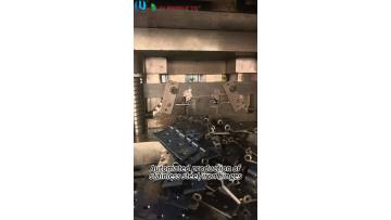 Automated production of stainless steeliron hing