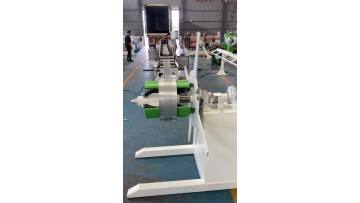Rolling shutter door forming machine