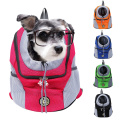 Dog Carrier Bag Outdoor Pet Carrier for dogs Nylon Double Shoulder Portable Travel Backpack Mesh Backpack Head Cat Carrier Bag