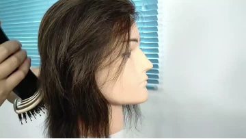 Vent brush for hair