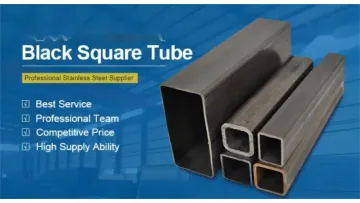 High Quality Black Square Pipe Iron Rectangular Tube Welded Galvanized Square Steel Pipes1