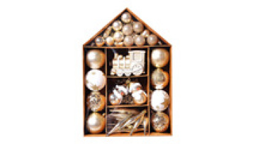 Fancy Christmas Ornaments Ball - New Color Painting Christmas Tree Hanging Decoration (70pcs SET)1