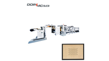 ROTARY BLADE SHEETING AND PUNCHING MACHINE RUNNING VIDEO-DOINMC