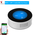YobangSecurity WIFI Wireless APP Remote Control LCD Display Household Combustible Gas Leak Sensor Detector Natural Gas Alarm