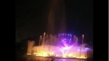 Puyang gradual blue Music Fountain