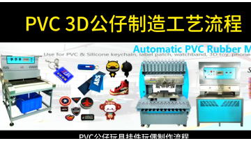The whole process of PVC 3D keychain making process