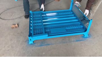 Collapsible mesh turnover box