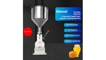 Lianteng A03 Semi-Automatic Beer Filling Machine Hand Pressure Small Quantitative Filling Bottles Wood Packaging 220V1