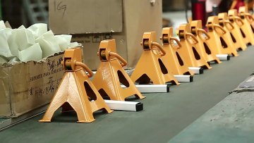 3 Ton Ajustable Foldable Car Lifting Jack Stand 3T Pipe Supporting1