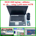 2020 Auto software alldata m..ch.. on-d..mand 2015 with ATSG hard disk 1TB installed on D630 4gb laptop for car truck diagnostic
