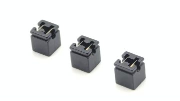 2.54mm Pitch Dual-unit Open-top Type Bronze Half Gold Mini Jumper H6.0mm 2P