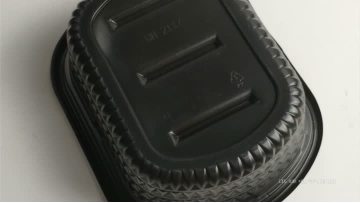 black PP bottom tray