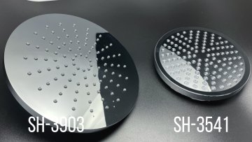 Leelongs 25cm 10inch Round Large Water Outlet Top Ceiling Rain Shower Head with Rainfall Experience1