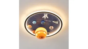 Creative Astronaut LED Ceiling Lamp for Kids′ Spaces1