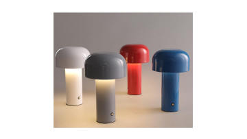 GL1059 Modern Classic Rechargeable Led Metal Mushroom Table Lamp Cordle-02