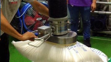 Vacuum tube lifter for hangling 50kg Sugar bags