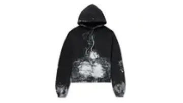 Oem Custom Logo Hoodie Acid Washed Vintage Distressed Heavyweight Paint Splatter Men Hoodie1
