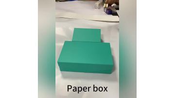 Hard folding paper packaging cosmetic packaging box