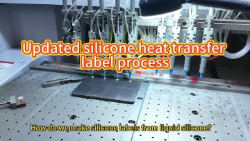 Mulit-layer Multi-color Silicone Label Heat Transfer Process