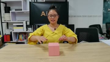 2 door pink gift box 