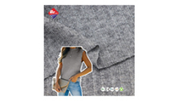Recycled TR Knitted Fabric 230gsm Custom Viscose Rayon Polyester Nylon Metallic Spandex Ribbed Single Jersey Fabric for Garment1
